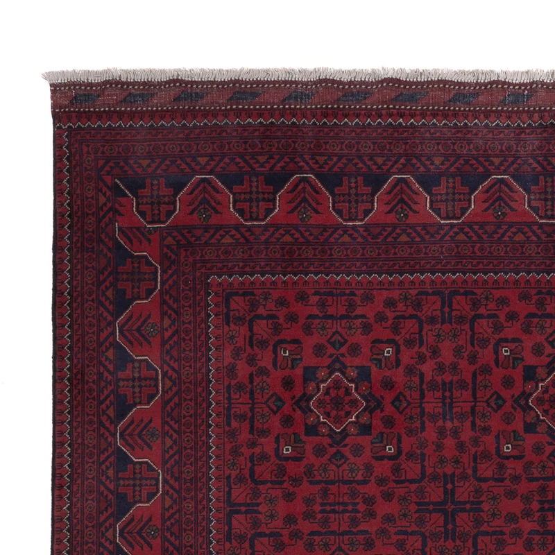 Khal Mohammadi Teppich 197x299cm - Orientteppich - dunkelrot