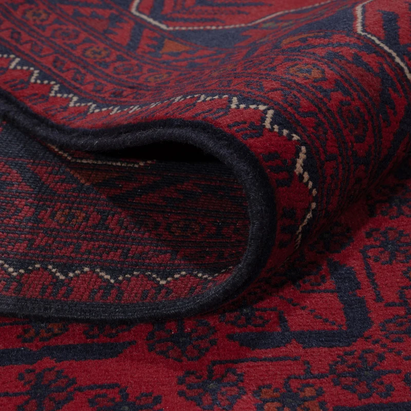 Khal Mohammadi Teppich 197x299cm - Orientteppich - dunkelrot