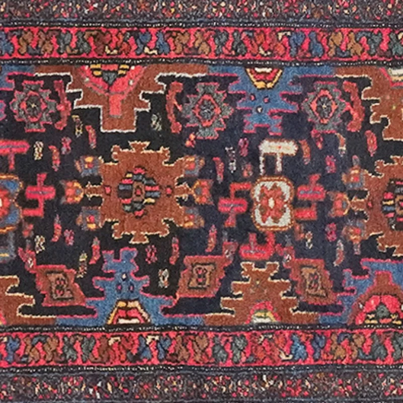 Mehreban · Handgeknüpft – Blau, 507x86 cm