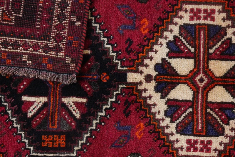 Gashgai · Handgeknüpft – Rot, 168x113 cm