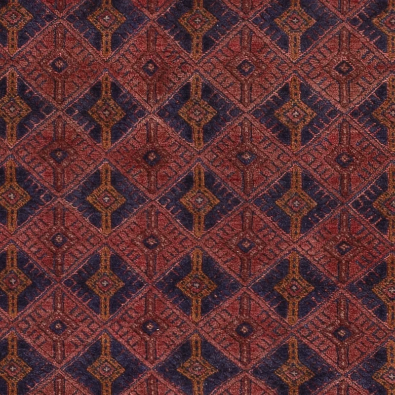Kelim Afghan Teppich 168x190cm - dunkelrot