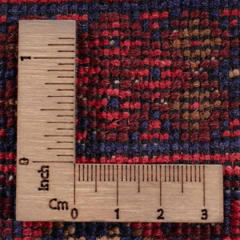 Kelim Afghan Teppich 152x205cm - dunkelrot
