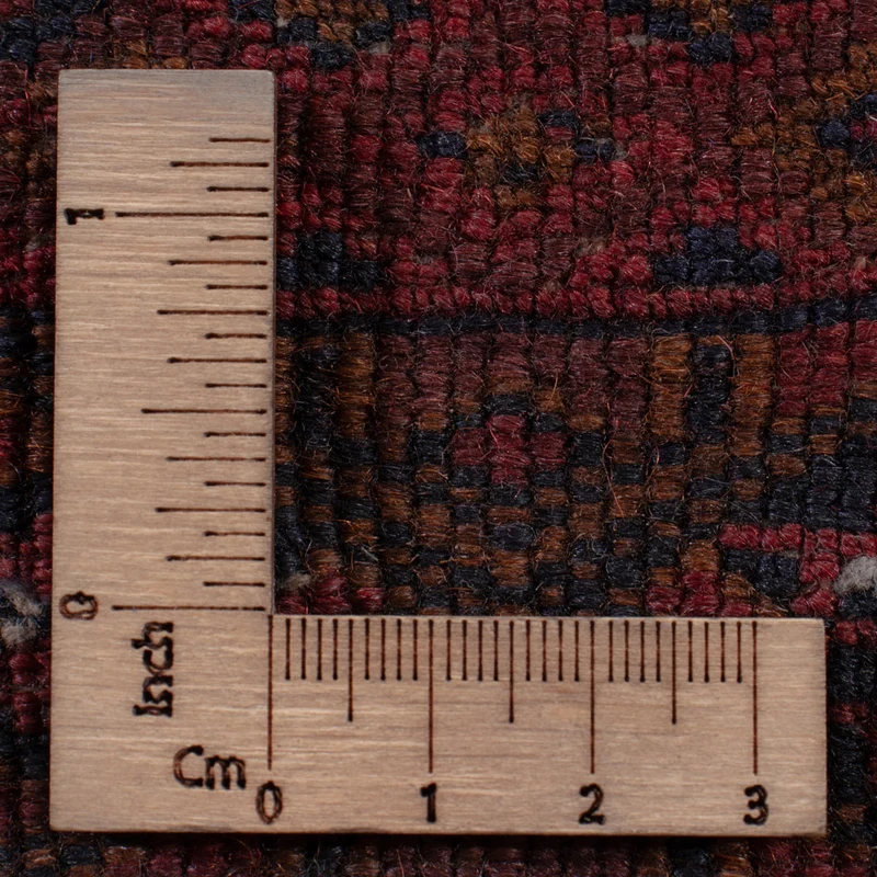 Kelim Afghan Teppich 160x198cm - dunkelrot