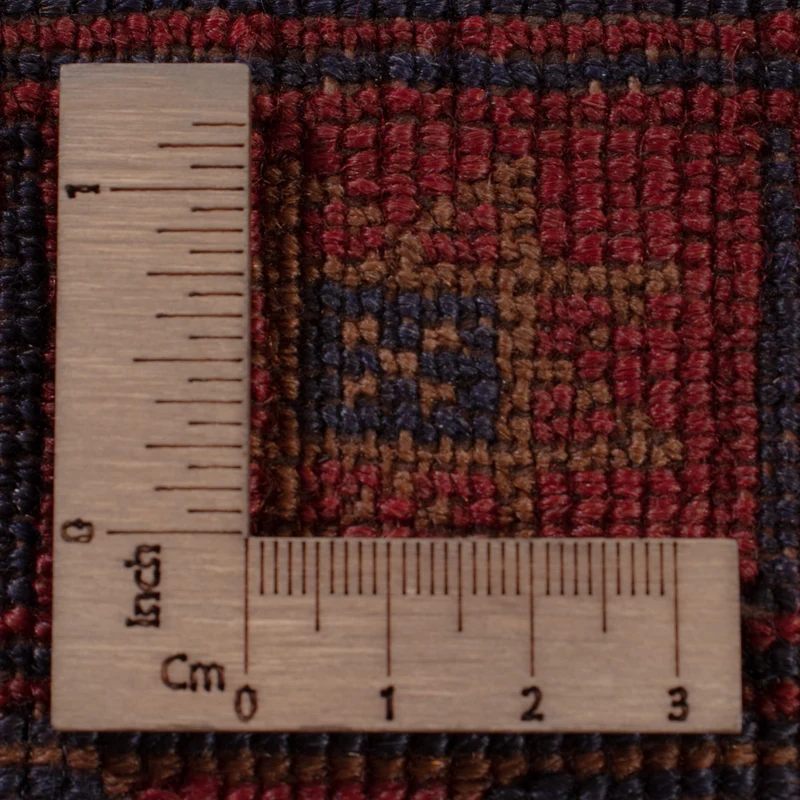 Kelim Afghan Teppich 164x195cm - dunkelrot