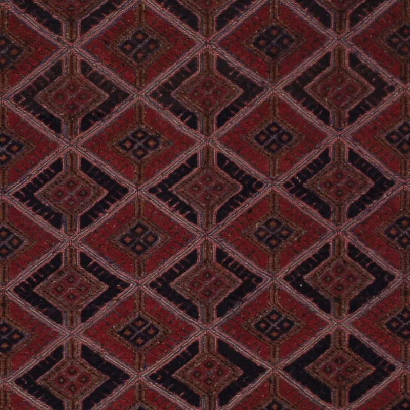 Kelim Afghan Teppich 156x196cm - dunkelrot