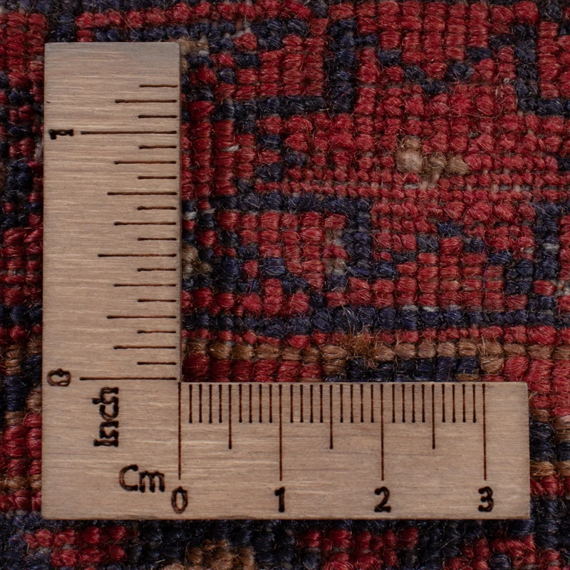 Kelim Afghan Teppich 156x196cm - dunkelrot