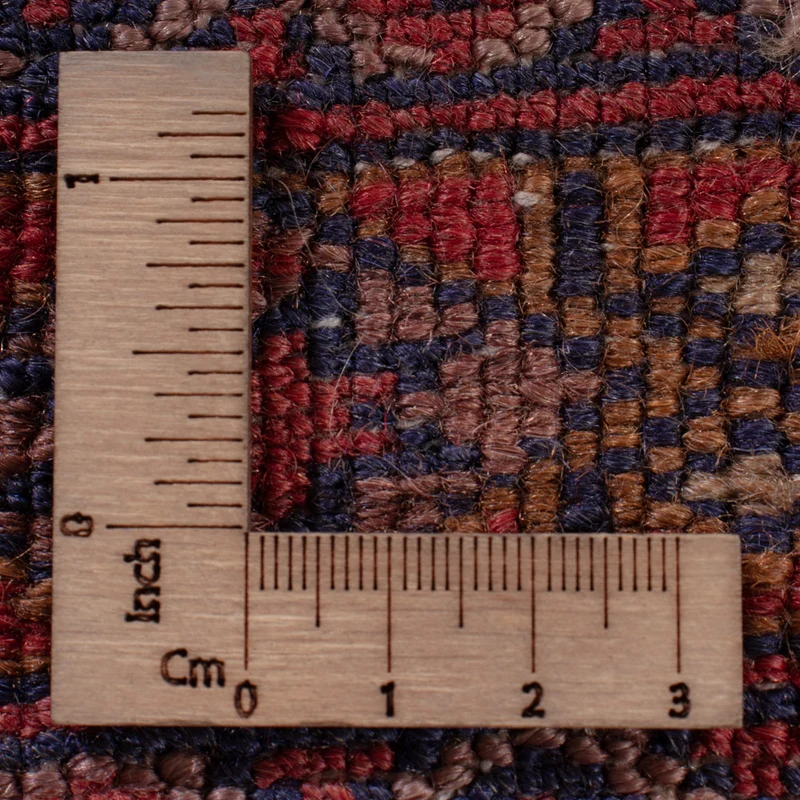 Kelim Afghan Teppich 152x202cm - dunkelrot