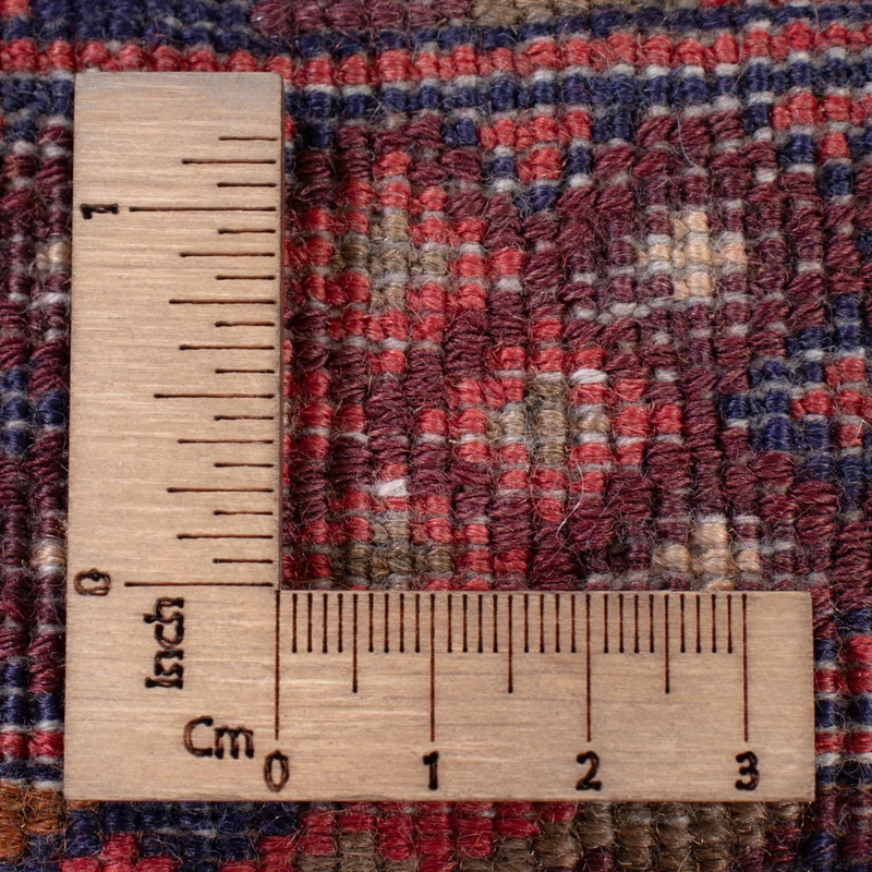 Kelim Afghan Teppich 145x208cm - dunkelrot