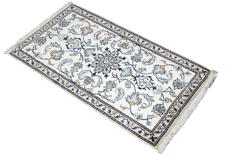 Nain 12La · Handgeknüpft – Beige, 131x70 cm