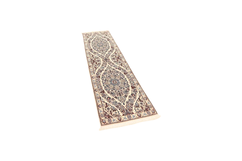 Nain 9La · Handgeknüpft – Beige, 210x59 cm