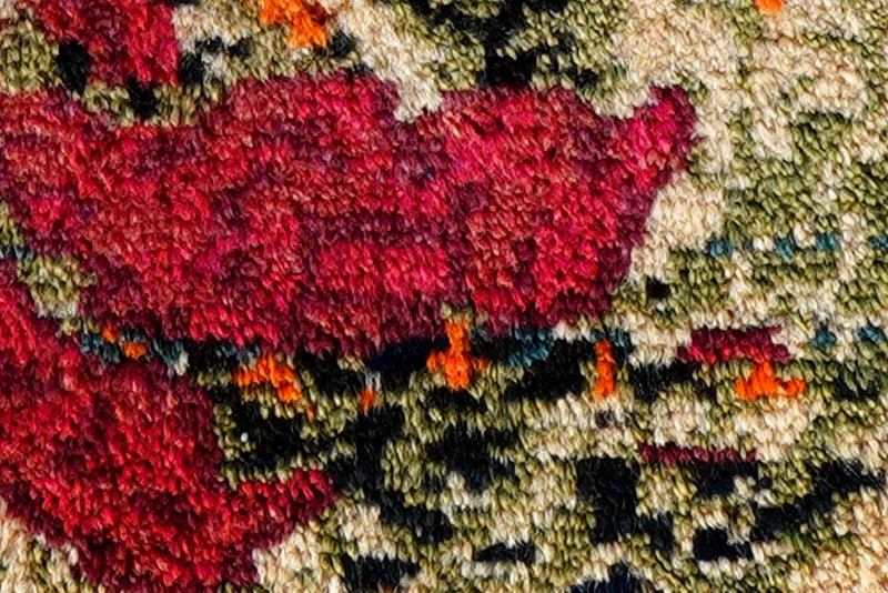 Tasche · Handgefertigt – Beige, 21x34 cm