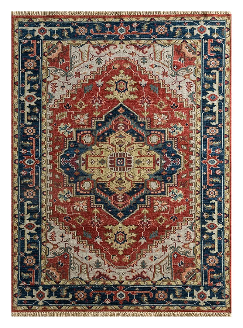 Wollteppich - 180 x 270 cm - rot