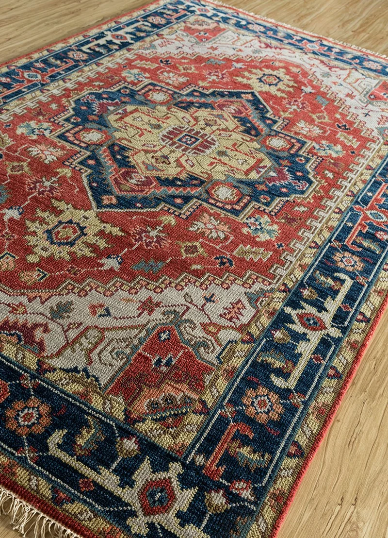 Wollteppich - 180 x 270 cm - rot