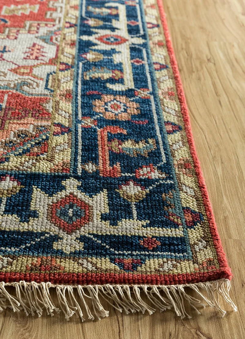 Wollteppich - 180 x 270 cm - rot