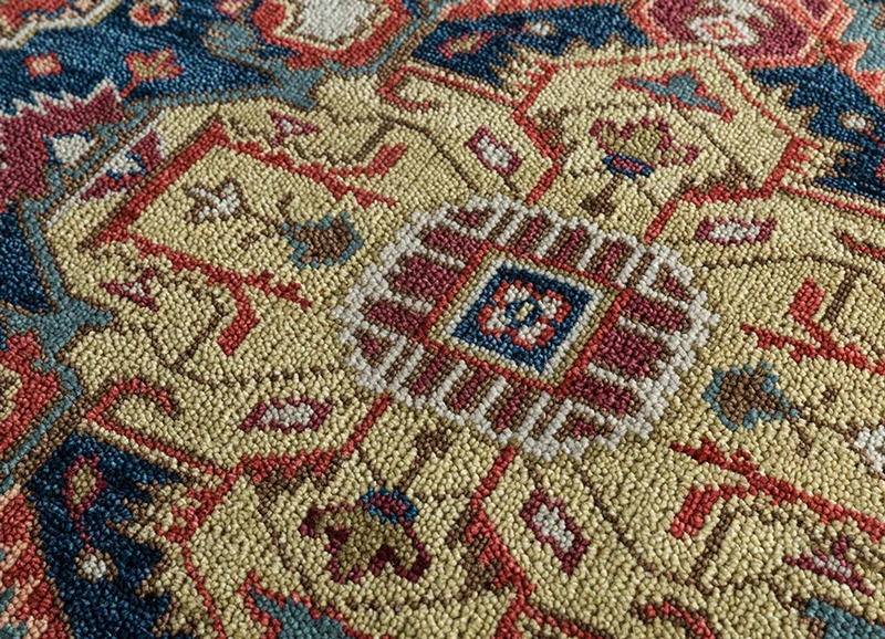 Wollteppich - 180 x 270 cm - rot