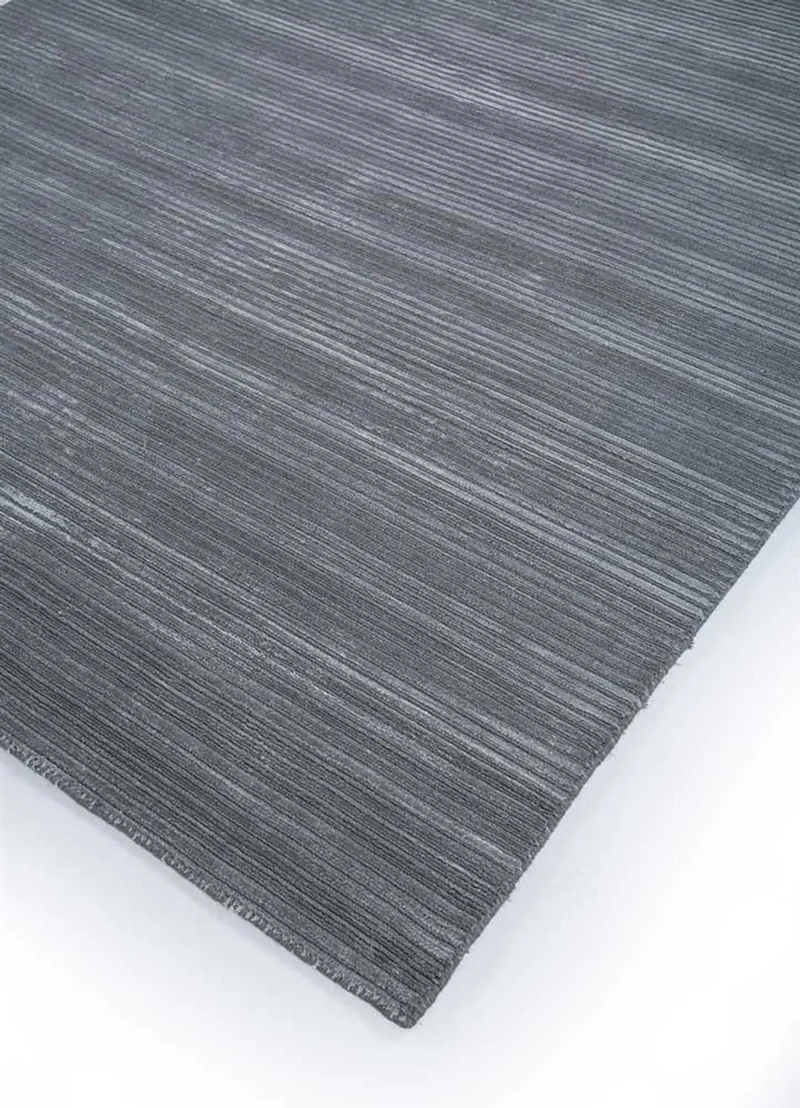 Wollteppich - 150 x 240 cm - grau