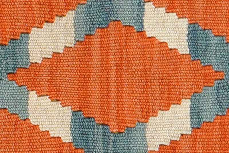 Kelim Gashgai · Handgewebt – Rot, 64x44 cm