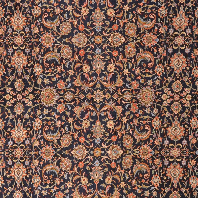 Sarough · Handgeknüpft – Blau, 404x312 cm
