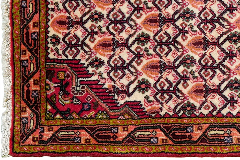 Assadabad · Handgeknüpft – Beige, 185x74 cm