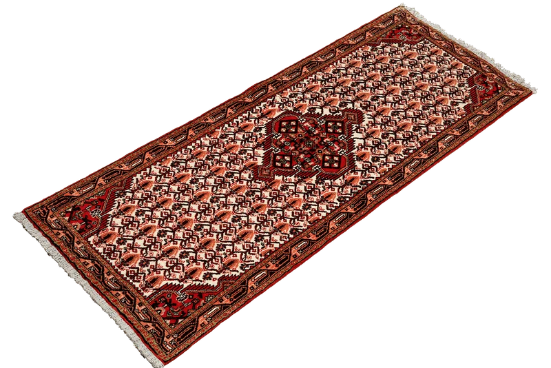 Assadabad · Handgeknüpft – Beige, 185x74 cm