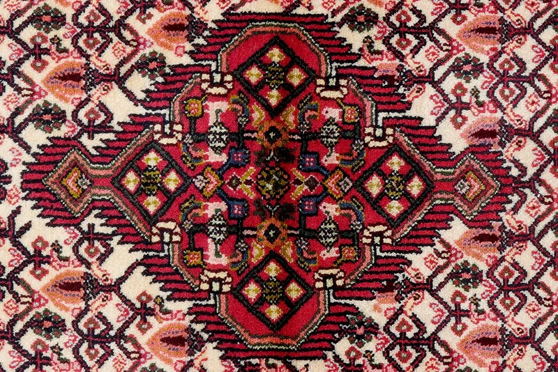 Assadabad · Handgeknüpft – Beige, 185x74 cm