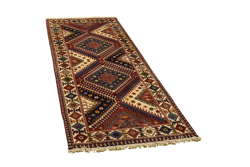 Yalameh · Handgeknüpft – Beige, 197x80 cm