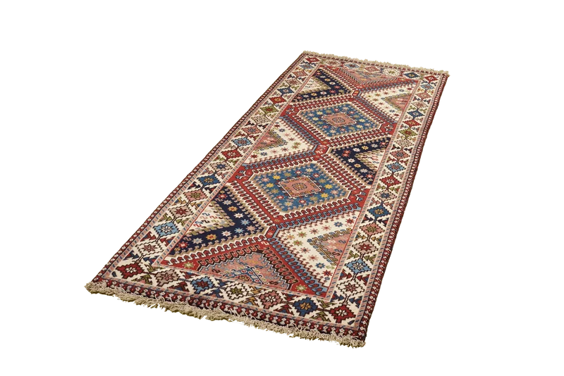 Yalameh · Handgeknüpft – Beige, 197x80 cm