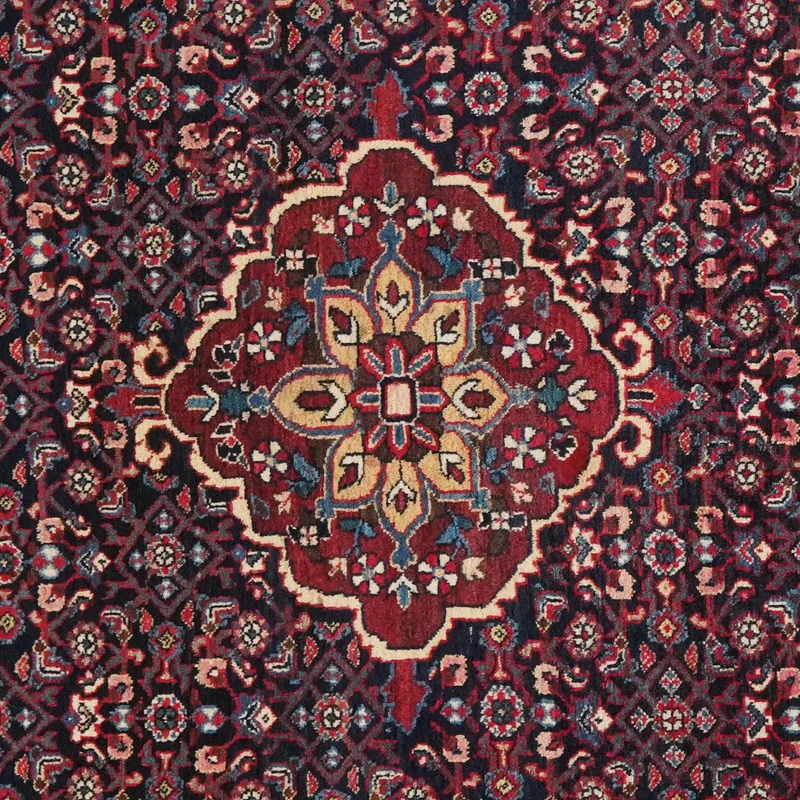 Indjelass · Handgeknüpft – Blau, 191x142 cm