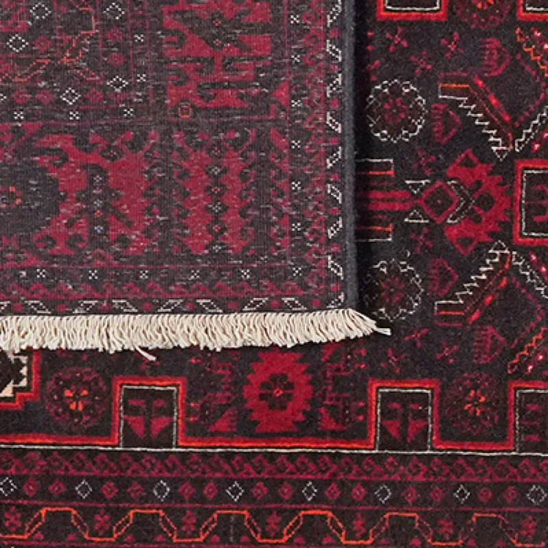 Belutch · Handgeknüpft – Schwarz, 205x106 cm