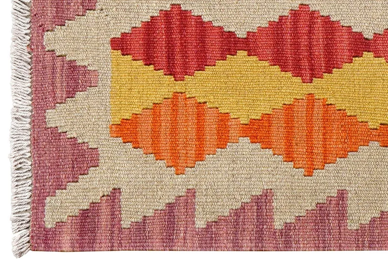 Kelim Gashgai · Handgewebt – Bunt, 86x63 cm