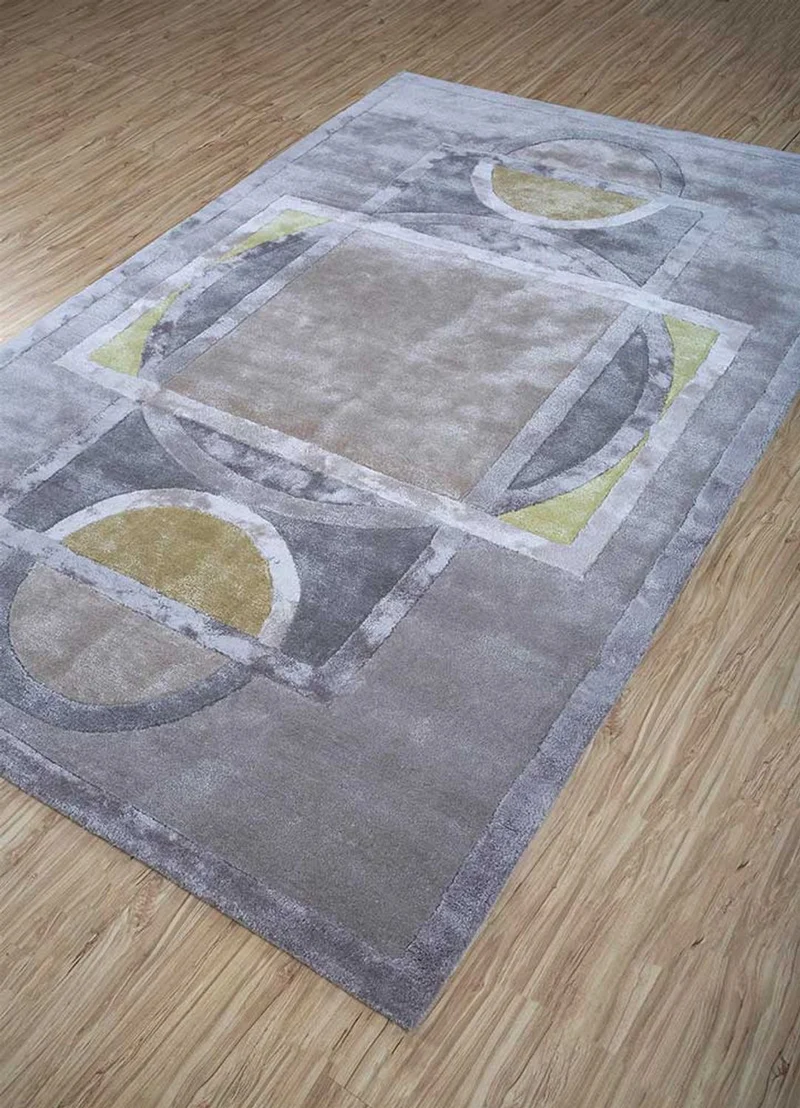 Wollteppich - 180 x 270 cm - violett