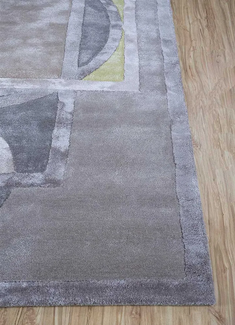 Wollteppich - 180 x 270 cm - violett