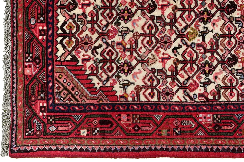 Assadabad · Handgeknüpft – Beige, 209x79 cm