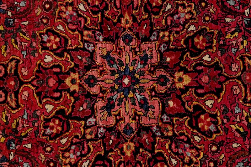 Bakhtiar · Handgeknüpft – Rot, 220x146 cm