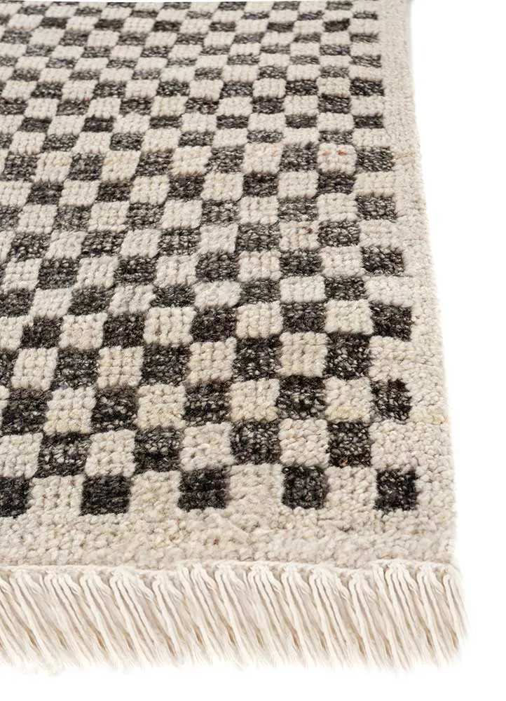 Wollteppich - 180 x 270 cm - creme