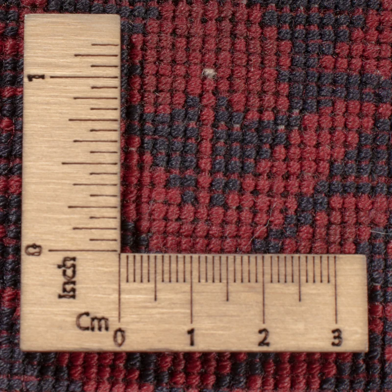 Afghan Teppich 202x294cm - Orientteppich - dunkelrot