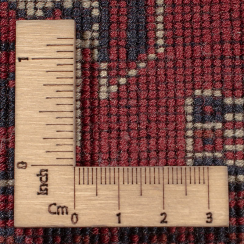 Afghan Teppich 194x303cm - Orientteppich - dunkelrot