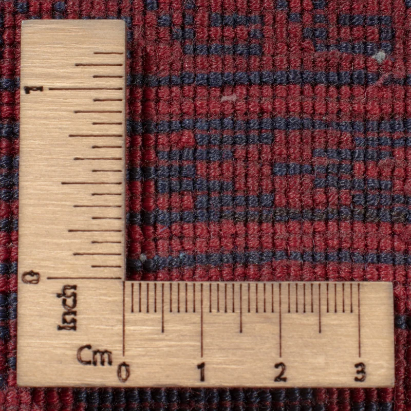 Afghan Teppich 202x292cm - Orientteppich - dunkelrot