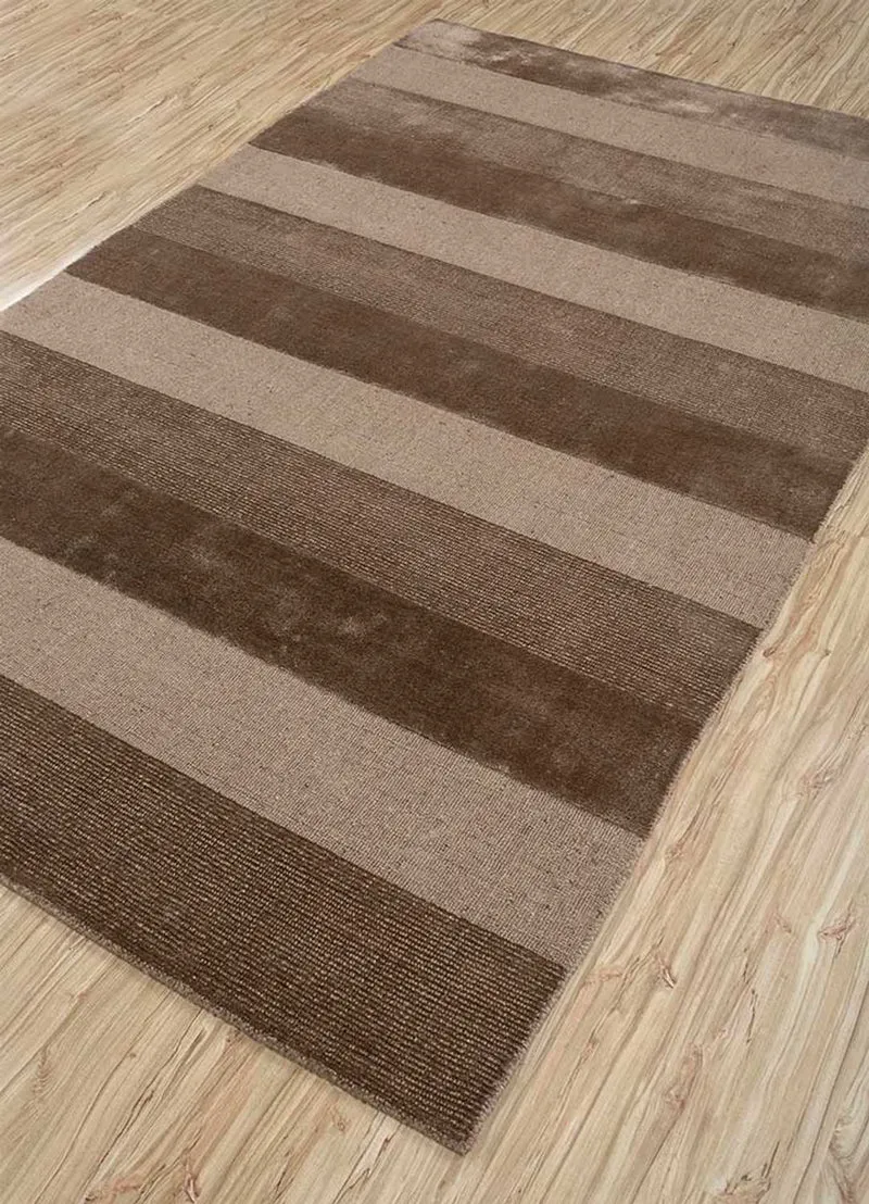 Designer Teppich - 120 x 180 cm - braun