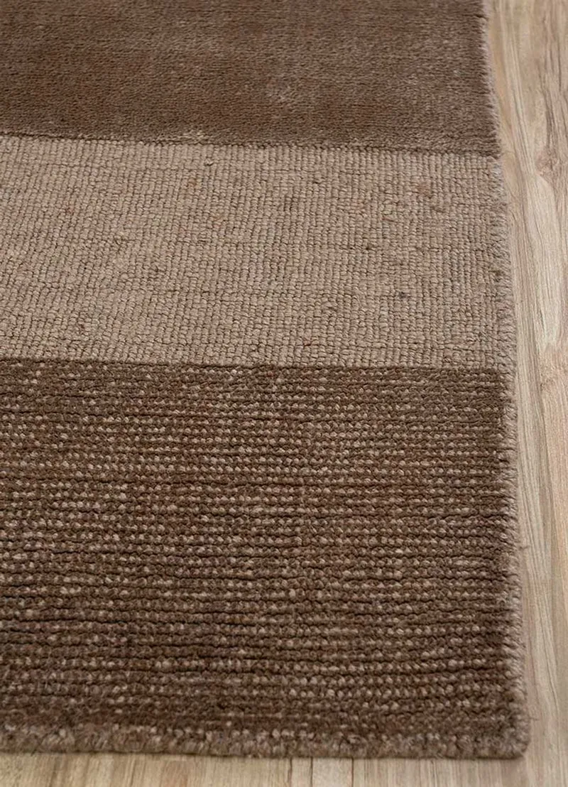 Designer Teppich - 120 x 180 cm - braun