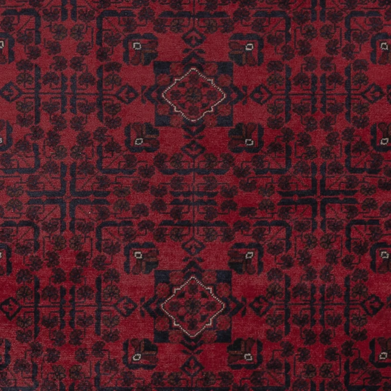 Khal Mohammadi Teppich 198x288cm - Orientteppich - dunkelrot