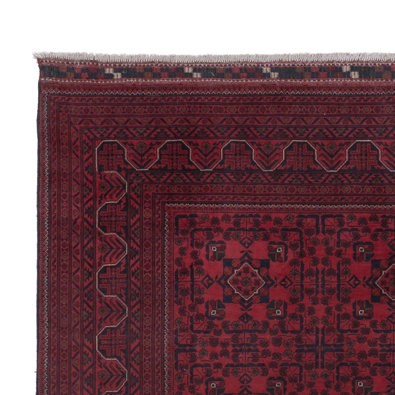 Khal Mohammadi Teppich 198x288cm - Orientteppich - dunkelrot