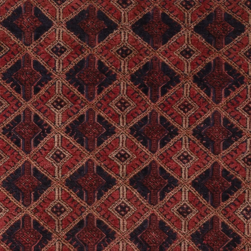 Kelim Afghan Teppich 166x206cm - dunkelrot