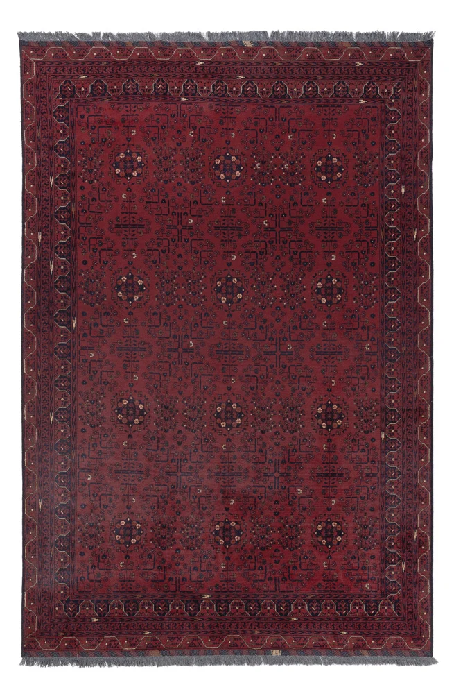 Khal Mohammadi Teppich 194x287cm - Orientteppich - dunkelrot