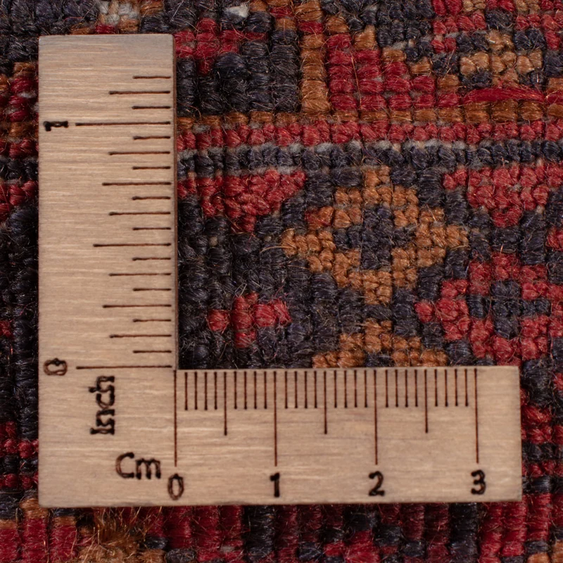 Kelim Afghan Teppich 163x203cm - dunkelrot