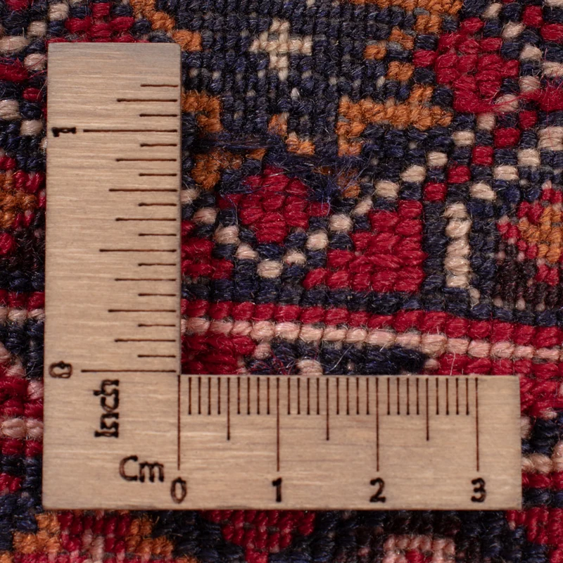 Kelim Afghan Teppich 159x208cm - dunkelrot
