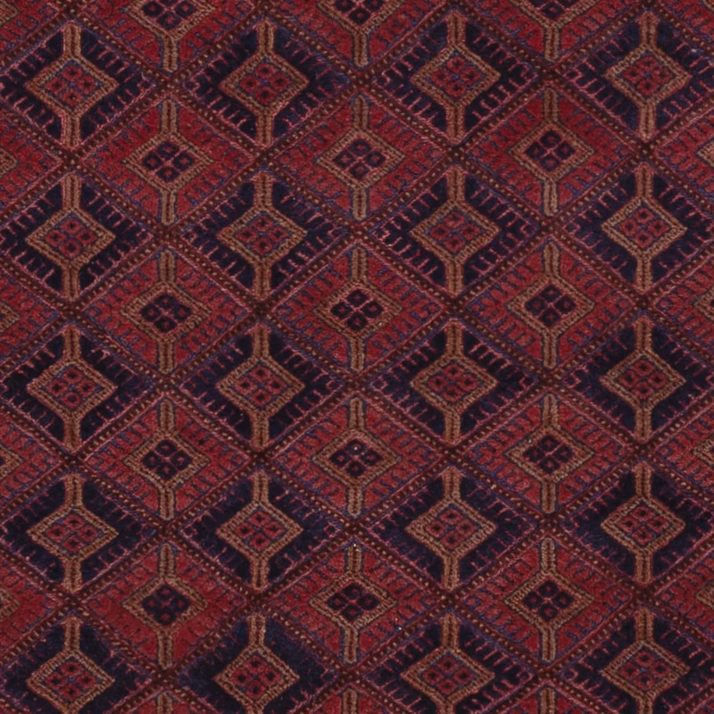 Kelim Afghan Teppich 163x205cm - dunkelrot