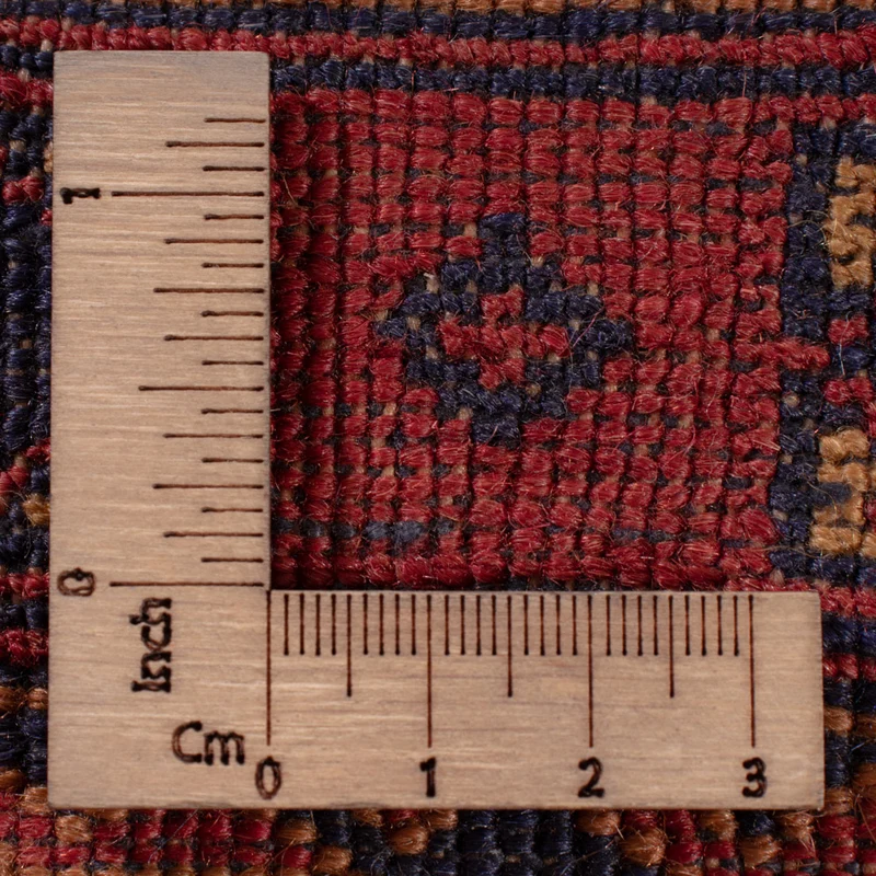 Kelim Afghan Teppich 163x205cm - dunkelrot