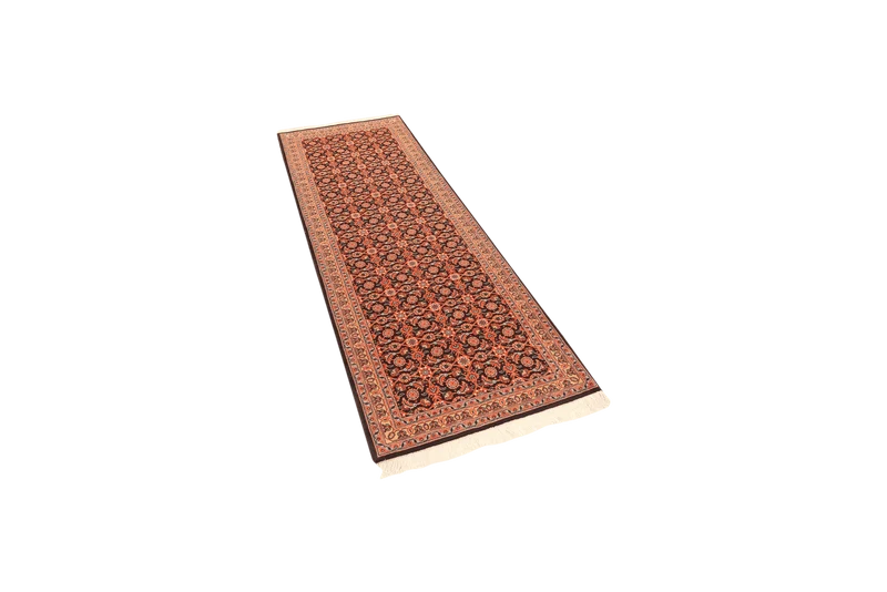 Tabriz 50 Raj · Handgeknüpft – Orange, 196x70 cm