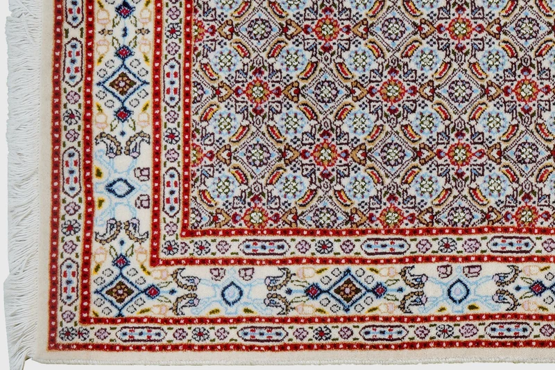 Moud Mahi · Handgeknüpft – Beige, 120x76 cm